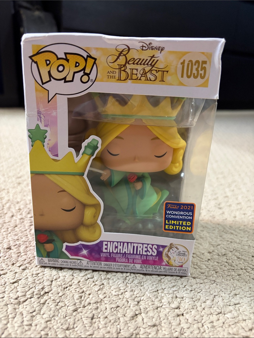 Funko Pop Vinyl Figure NIB. Beauty and the Beast Enchantress